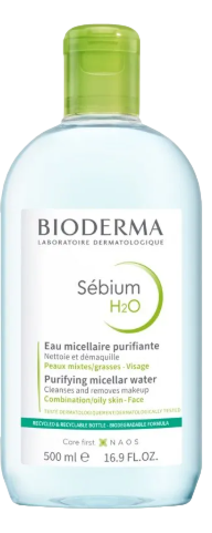 SEBIUM H2O soufflé à froid eau micellaire   500ml